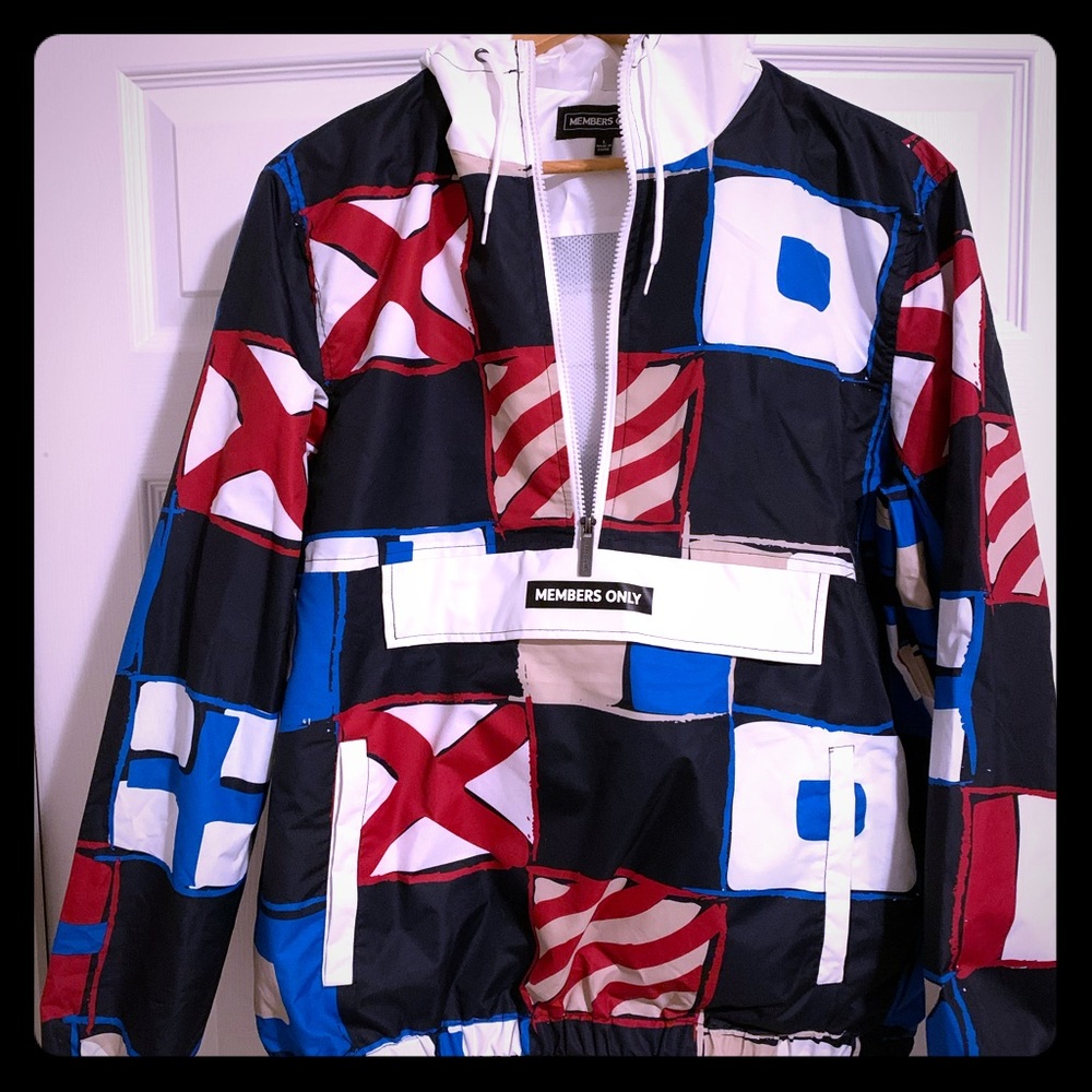 Members Only Hooded Windbreaker
